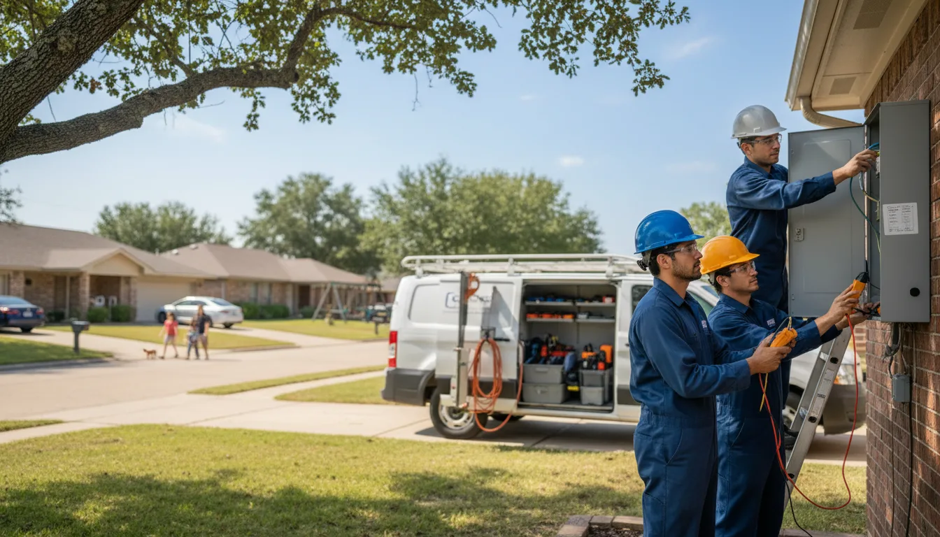 Certified electrician providing emergency electrical services in Burlington, OK